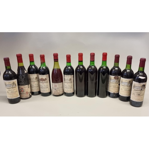 97 - Twelve bottles of French wine, comprising one each of: Vosne-Romanee 1er Cru Les Brulees,1970, Domai... 