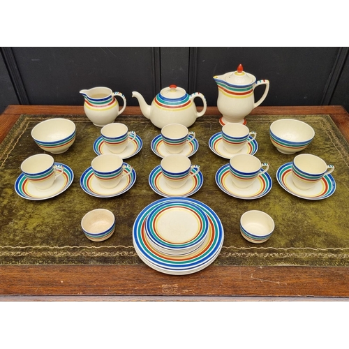 1140A - An Art Deco Susie Cooper tea service. 