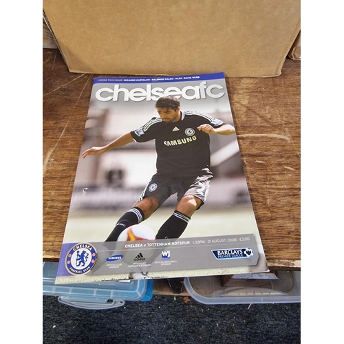 1445 - Football: a collection of Chelsea football programmes. 