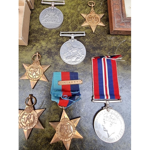 1507 - Medals: an interesting group of World War II items relating to P-KX 135794 Arthur S Steel, Stoker 2n... 