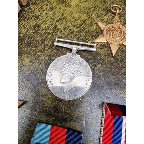 1507 - Medals: an interesting group of World War II items relating to P-KX 135794 Arthur S Steel, Stoker 2n... 