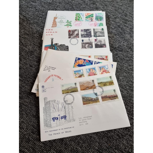 912 - STAMPS & FIRST DAY COVERS: a collection in small box. 