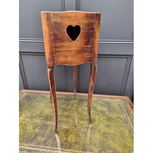 1072 - A circa 1900 walnut occasional table, 48.5cm wide.