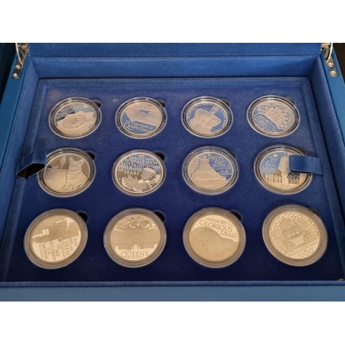 13 - Coins: a 2012 Royal Mint The Queen's Diamond Jubilee Collection 'Family Tree' silver proof twenty fo... 