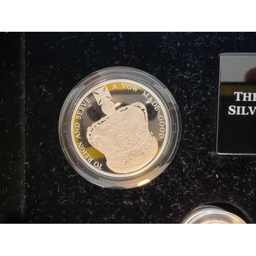 14 - Coins: a 2013 Royal Mint 'UK Silver Piedfort Proof' seven coin set, with CoA No.224/2013, boxed.... 