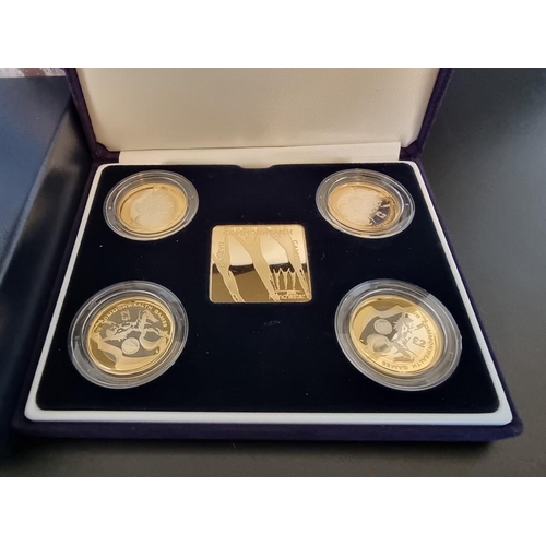 27 - Coins: a 2002 Royal Mint 'Manchester the XVII Commonwealth Games' silver proof £2 coin collection, c... 