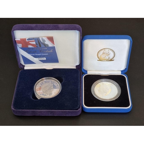 82 - Coins: a 1999 Royal Mint 'In Memory of Diana Princess of Wales' silver proof £5 coin, boxed; togethe... 