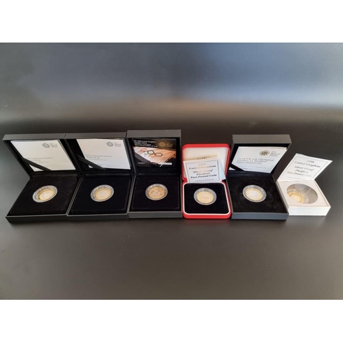 91 - Coins: six Royal Mint silver proof Piedfort £2 coins; to include 'Bravery in the Skies' and 'A Power... 