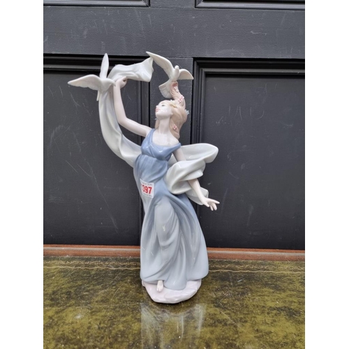 1397 - A Lladro Inspiration Millenium figure of 'New Horizons', 1999, 38cm high, boxed.