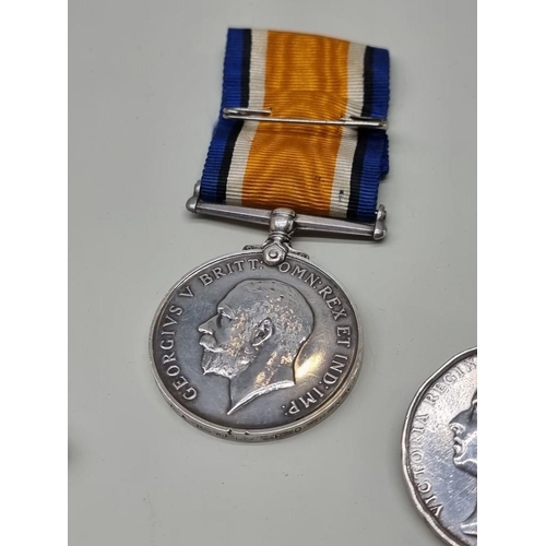 1583 - Medals: a WWI War Medal, to AA 1436 J.A Powell, P.O. RNVR; together with an Egypt Medal, indistinctl... 