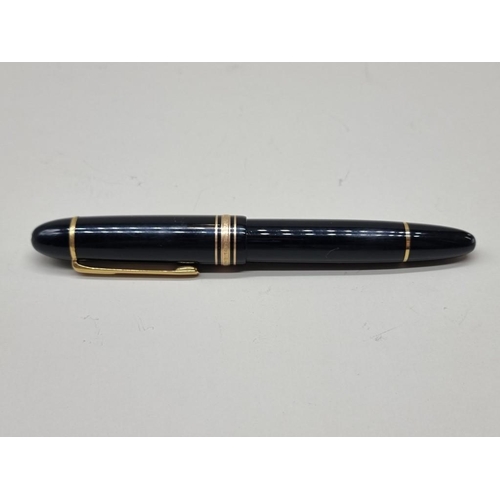 1596 - A Mont Blanc Meisterstuck No.149 fountain pen, with 14c nib.