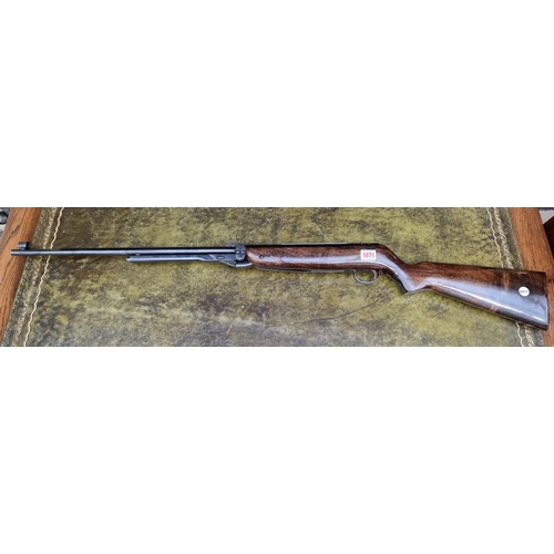 1671 - A Webley Mark III .22 cal air rifle, Serial No. A1701.