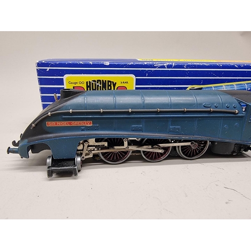 112 - Hornby Dublo: three unboxed locomotives, comprising GWR No. 6699; LNER No. 9596 and LMS No. 691... 