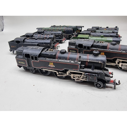 122 - Hornby: eleven vintage 00 gauge locomotives, to include: Duchess of Montrose (x2); No.80054 (x2... 