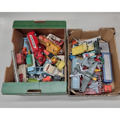 Vintage Diecast: a small group of playworn Dinky Toys, to include five ...