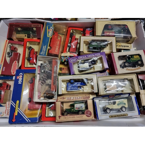 158 - A large collection over three trays of boxed and loose diecast vehicles, to include Corgi; EFE;... 