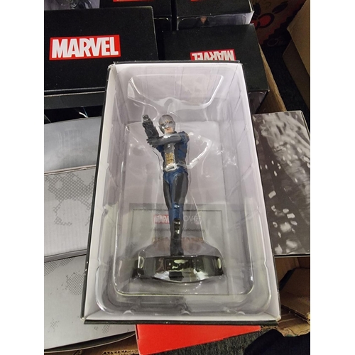 172 - Eaglemoss: a collection of 32 Marvel figurines, most relating to the Marvel Cinematic Universe;... 