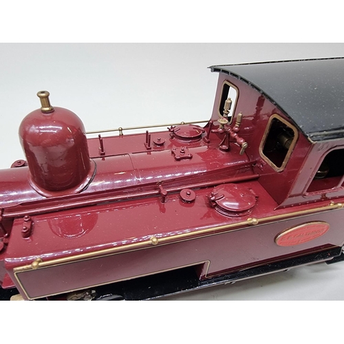 4 - Live Steam: a Pearse 'The Leek & Manifold' G-gauge manual locomotive; together with operati... 