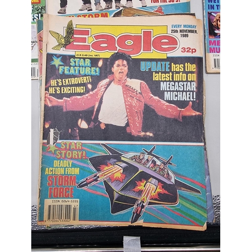 53 - Eagle comic: nineteen issues (1986-1991); together with a 1978 issue of Battle comic.... 