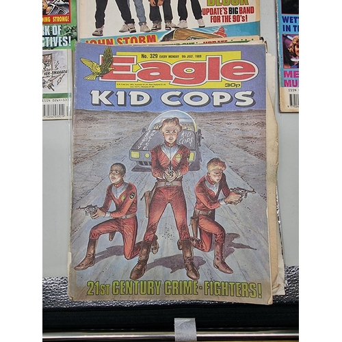 53 - Eagle comic: nineteen issues (1986-1991); together with a 1978 issue of Battle comic.... 