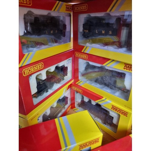 68 - Hornby 00 Gauge: four Great Western locomotives, comprising: Olton Hall No.5972; Adderley Hall ... 