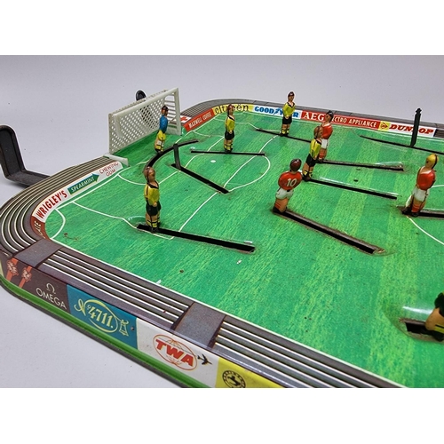 71 - A vintage tinplate tabletop football game by Technofix.