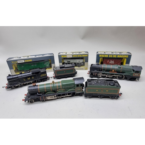 86 - Wrenn: a small group of locomotives and wagons, to include 'Devizes Castle' No.7002, with tender and... 