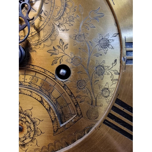 1030 - A George III oak eight day longcase clock, the 12in square brass dial inscribed 'John Mason, Bawtry'... 