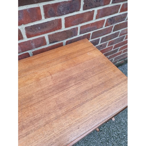 1084 - A mid-century Danish teak sideboard, 200cm wide, (s.d.).