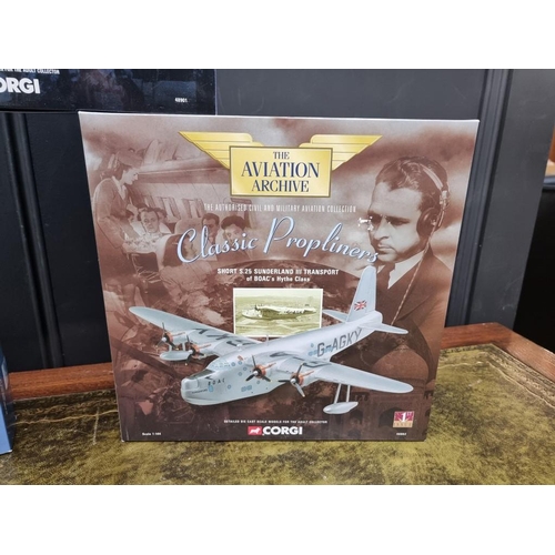 1189 - Three Corgi 'Aviation Archive' 1:144 scale aeroplanes, each boxed. (3)