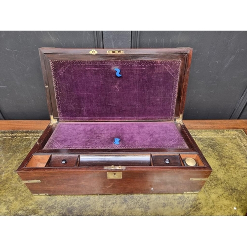 1223 - A group of four antique mahogany boxes and caddies, largest 51cm wide. 