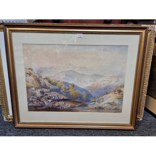 1278 - Four various Victorian watercolours, largest 34 x 50cm. (4)