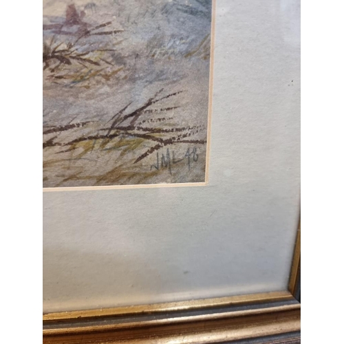 1278 - Four various Victorian watercolours, largest 34 x 50cm. (4)