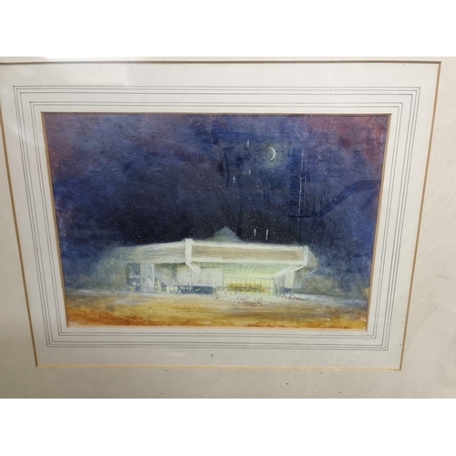 1334 - Kenneth Child, 'Chichester Festival Theatre', signed and dated '79, oil on card, 19 x 27.5cm; t... 