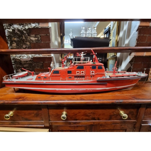 1141 - A large model of a German World War II fireboat, D912, 114cm long.