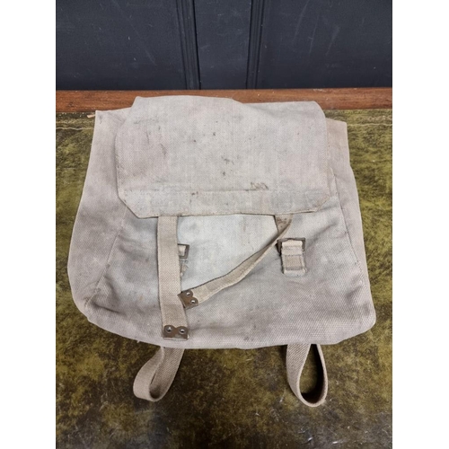 1234 - Two military canvas kit bags, containing 1937 pattern British Army and RAF webbing.