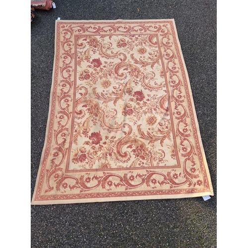 1354 - A Laura Ashley rug, having allover floral decoration, 223 x 160cm.