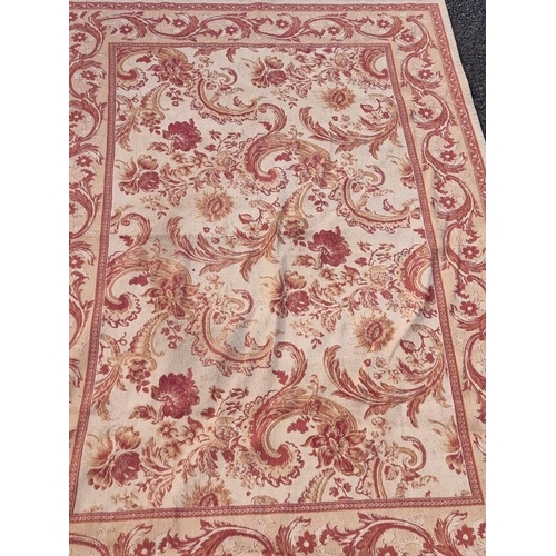 1354 - A Laura Ashley rug, having allover floral decoration, 223 x 160cm.