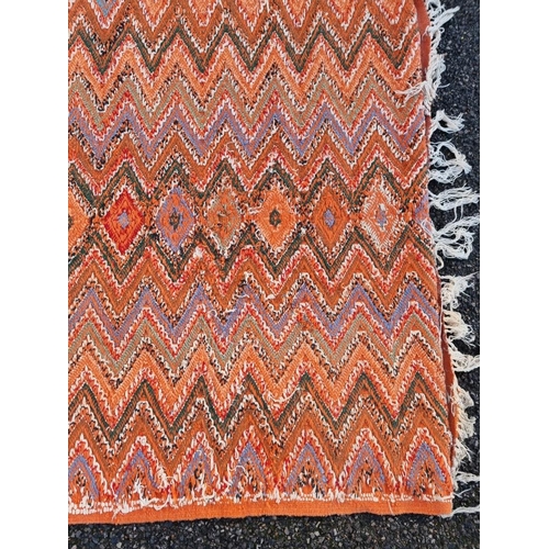 1359 - A Kelim flatweave rug, 201 x 115cm.