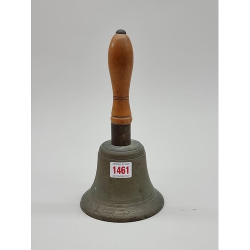 1461 - An ARP handbell, 25cm high. 