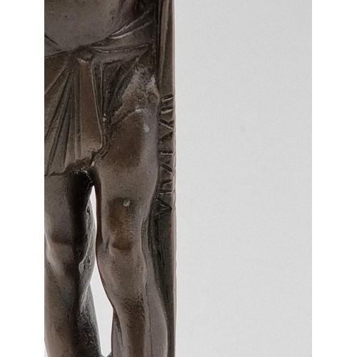 1475 - Harold J Youngman, 'Ishmael', signed and titled, bronze, 25.5cm high. 