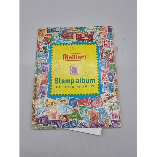 1507 - Stamps: a Far East album; together with two further albums. (3) 