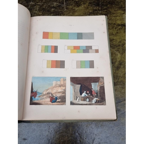 1508 - A postcard album; together with two artists books, by John Burnet.