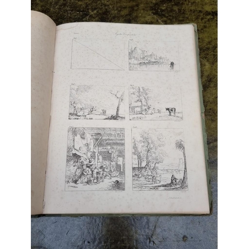 1508 - A postcard album; together with two artists books, by John Burnet.