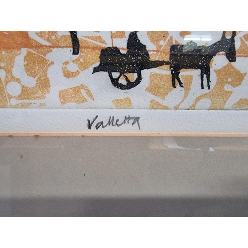 1576 - Julian Trevelyan, 'Valetta', from The Second Malta Suite 1970, signed, titled and numbered 21/50 in ... 