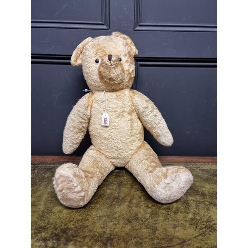 1349 - A large vintage teddy bear, 75cm long.