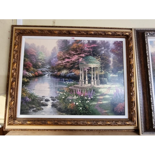 1549 - Thomas Kinkade, 'Gardens Beyond Spring Gate'; 'Garden of Prayer', a pair, each signed and numbered, ... 