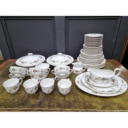 1691 - A Royal Doulton 'Larchmont' pattern part tea and dinner service. 