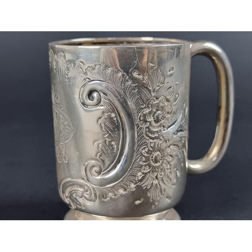 157 - A Victorian silver Christening mug, by James Deakin & Sons, Sheffield 1896, 8cm high, 72g.... 