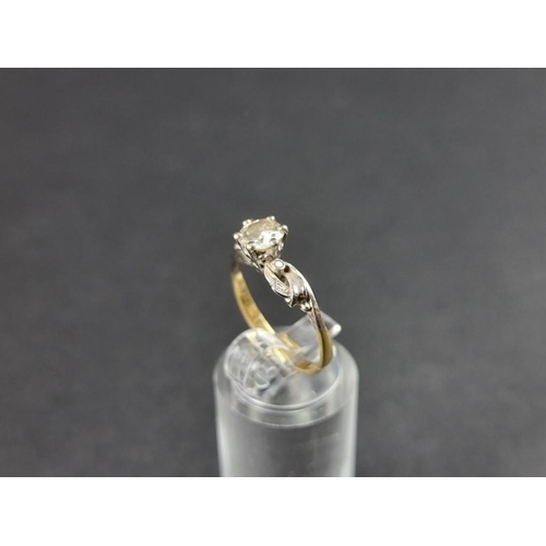 269 - An 18ct gold diamond solitaire ring, of approximately 0.50ct, hallmarked London 1962, size L 1/2-M.... 